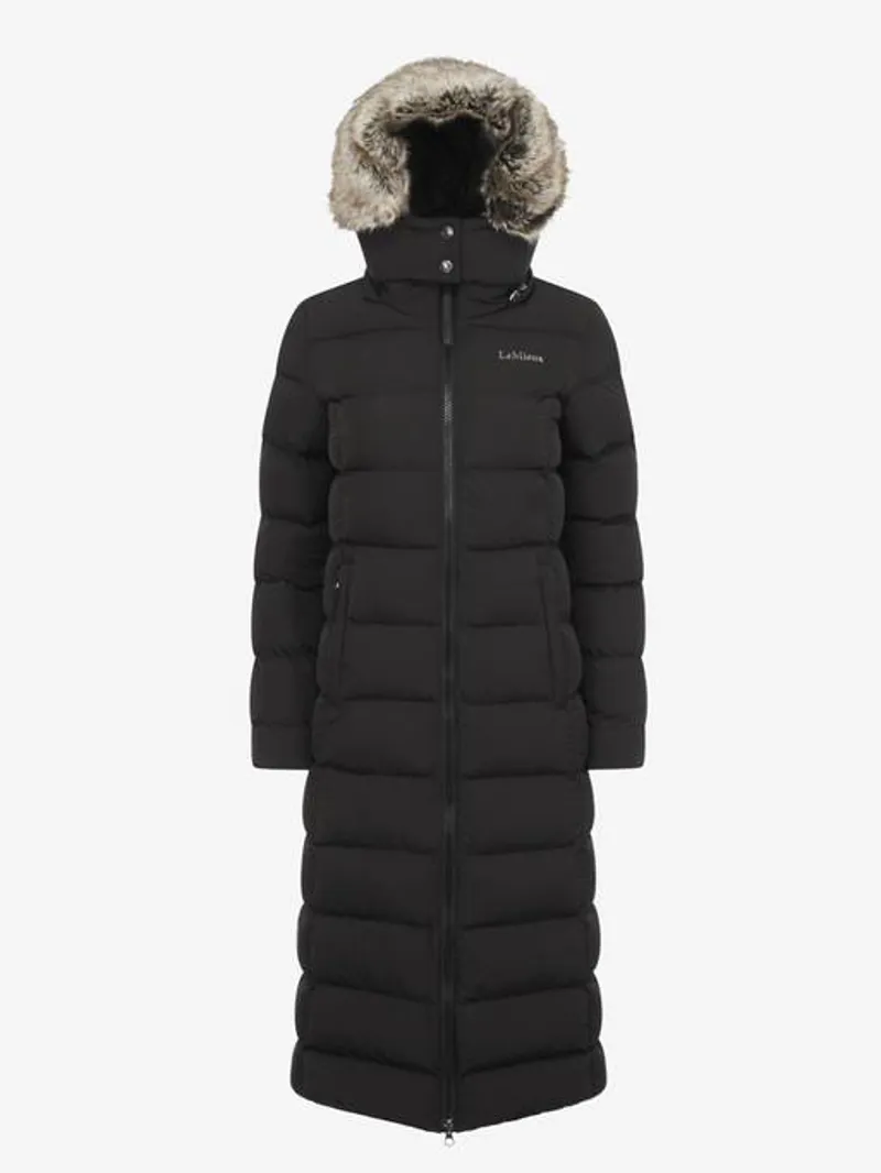 LeMieux Harper Longline Puffer Coat Ladies in Black